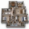 Floor plan: 2 Bedroom Garden