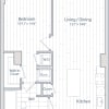 Floor plan: 1 Bed/1 Bath-C6-2