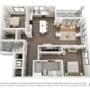 Floor plan: 2C