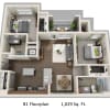 Floor plan: B1