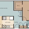 Floor plan: 1x1-710