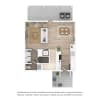 Floor plan: Cottage B3