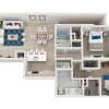 Floor plan: B7-1172sf