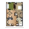 Floor plan: A1C - Platinum Renovation