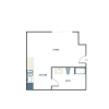 Floor plan: Studio A3