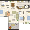 Floor plan: 2X2 Reno