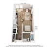 Floor plan: STUDIO TYPE A