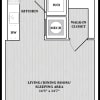 Floor plan: Studio