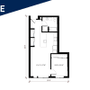 Floor plan: MFTE 1 Bedroom - A28