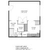 Floor plan: Studio