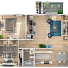 Floor plan: 2x1