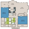 Floor plan: 2A