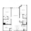 Floor plan: B22-D 2Dx2