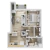 Floor plan: 1 Bed 1 Bath
