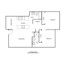 Floor plan: Two Bed Two Bath B