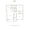 Floor plan: Two Bedroom 929