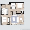 Floor plan: Alcove Two Bedrooms 10 Tiers 1 & 2