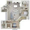 Floor plan: B10-1481