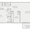 Floor plan: 1 BR