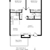 Floor plan: 2 bedroom