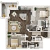 Floor plan: B3