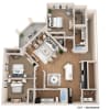 Floor plan: Quintanna Roo