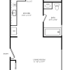 Floor plan: 1 Bedroom-Upgraded.Garden