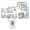 Floor plan: Corsican Deluxe Villa