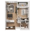 Floor plan: 1x1 - A3