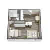 Floor plan: Studio West Tower Premium