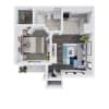 Floor plan: One Bedroom