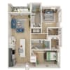Floor plan: B2