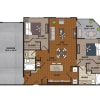 Floor plan: B1  W/Garage