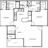 Floor plan: Two Bedroom / Two Bath
