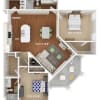Floor plan: B2D