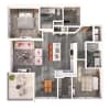 Floor plan: The Cedar - Apartment Home
