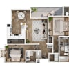 Floor plan: B2R