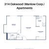 Floor plan: One Bedroom 