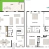 Floor plan: Makai 3/1.5 1368sf Townhome