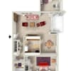 Floor plan: 1 BEDROOM WITH DEN