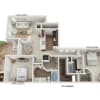 Floor plan: B2R - 2x2
