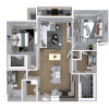 Floor plan: 2x2-1192