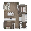 Floor plan: A6A Den