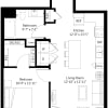 Floor plan: 1 Bedroom-B5