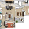 Floor plan: Kenyon with Sunroom