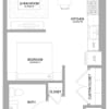 Floor plan: Studio-0.1A