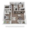 Floor plan: 2C