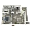 Floor plan: 1x1