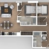 Floor plan: 2x2