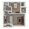 Floor plan: A1 - Fully Renovated